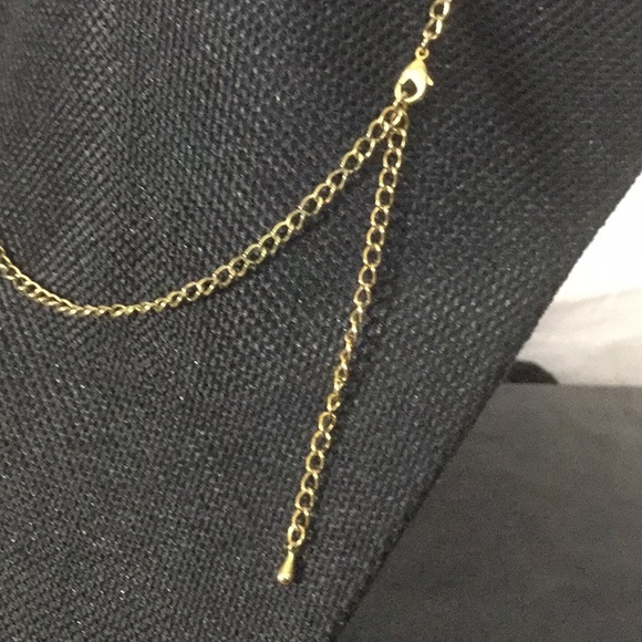 Vtg20”W/3”ExtBrassElaborateCross W/AustCrystMoonst - Picture 4 of 11